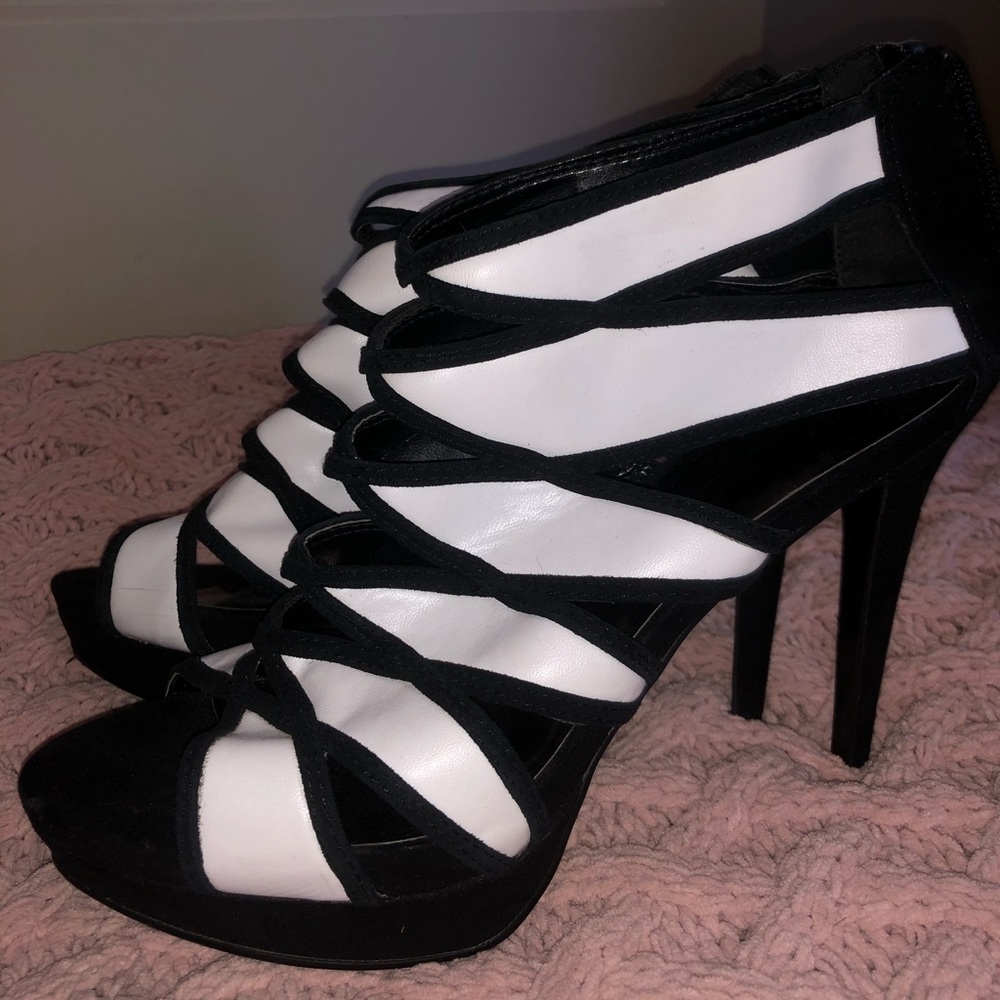 Black & White Heels